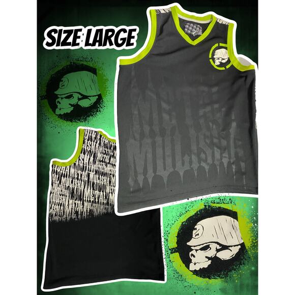 Vintage Metal Mulisha Men’s Tank Top Jersey Size Large FMX MMA Motocross Black - Picture 1 of 9